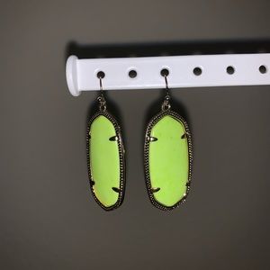 Kendra Scott - Neon yellow Danielle Earrings